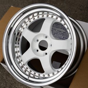 BK 3 피스 커스텀 마이스터 S1 P3 휠 5x120 20 볼트 딥 접시 단조 휠 17 18 19 인치 BMW M3 E30 E36 E46 E90 F80 휠 - Product Image 5