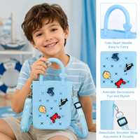 Sac à main mignon en silicone pour enfants, sac à bandoulière DIY pour filles, mini sac fourre-tout, cadeau tendance pour enfants