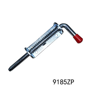 <b>Spring</b>-loaded Bolt <b>Door</b> Latch 215.65mm x 80.15mm Heavy-duty Iron Blue-zinc Plated Industrial Design - Product Image 3