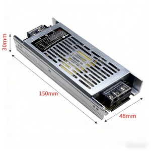 Fuente de Alimentación LED AC-DC con Carcasa de Aluminio Sin Atenuación, IP20, Entrada 200-240V, Salida DC12V, 60W/100W, Controlador de Iluminación - Product Image 3