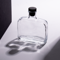 200ml conçu luxe verre clair aromathérapie diffuseur bouteille vide parfum parfum Reed diffuseur conteneur