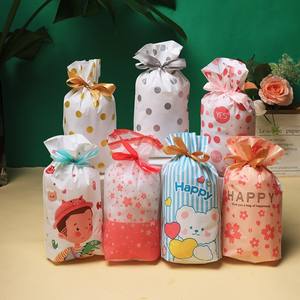 Sac à cordon en ruban de petite taille fabriqué en usine, emballage de Noël, sac cadeau, sac à bonbons, sac à biscuits, sac à snacks, sac d'emballage cadeau - Product Image 3