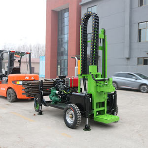 Petite perceuse à vis à quatre roues légère et rapide pour puits d'eau à jambe hydraulique perceuse à quatre roues - Product Image 5