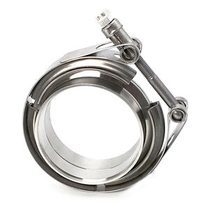 Pince à bande en <span class=keywords><strong>V</strong></span> haute performance de 3.0 pouces en acier inoxydable pince à bande en <span class=keywords><strong>V</strong></span> standard avec brides ou personnalisée - Product Image 5