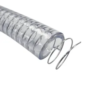 Tubo flessibile in acciaio flessibile in PVC da 48mm tubo flessibile di scarico dell'acqua tubo rinforzato