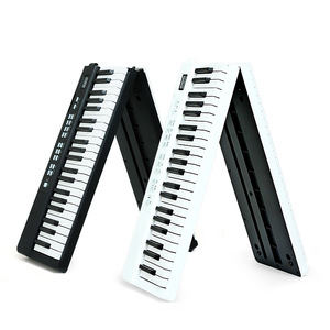 <span class=keywords><strong>Piano</strong></span> Electrónico Digital de 61 Teclas, Plegable, Multifuncional, Portátil, con Batería de Litio-Polímero, MIDI USB, para Niños y Adultos - Product Image 4