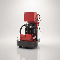 Meuleuse à béton sans poussière Merrock 600x320mm 220-240V 3/4kW avec aspirateur 2x1.2kW pour le ponçage de l'époxy