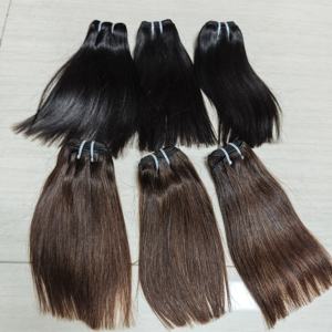 Promoción Letsfly, Paquetes de Cabello Virgen Original 12A, 8-14 Pulgadas, 1 kg, Paquetes de Cabello Humano, Extensiones Marrones Naturales Mixtas, 100% Cabello Humano - Product Image 3