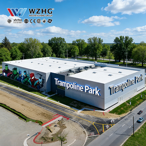 Extra-large Steel <b>Frame</b> Jump Arena 50m Length High Load Bearing Contractor Cost Effective Builder Manufacturer - Product Image 1