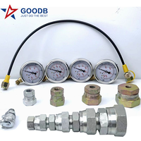 GOODB Pièces pour machines de construction Goupille de tige Marteau hydraulique Chargeur de gaz Compteur N2 Nitrogen Gas Charging Kit 42CrMo