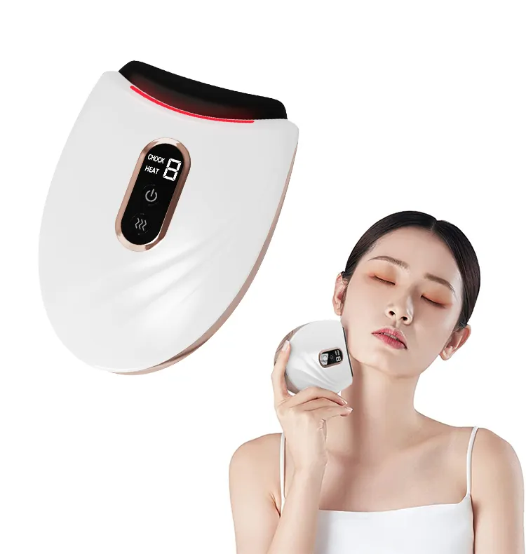 Masajeador eléctrico Bianstone para blanqueamiento Facial Gua Sha, masajeador de raspado galvánico, herramienta para esculpir la cara, equipo de belleza para dispositivo Facial