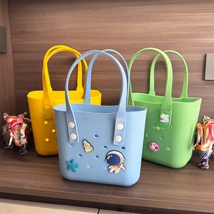 Nuevo Bolso de Mano Tipo Tote para Niñas, Pequeño, de EVA, Impermeable, con Dos Asas, Elegante, Portátil, para la Playa, Viajes, Compras y Actividades al Aire Libre - Product Image 1