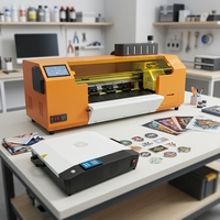 Imprimante DTF 33 cm XP600 avec four, encre blanche CMYK W, machine d'impression directe sur film pour personnalisation de t-shirts