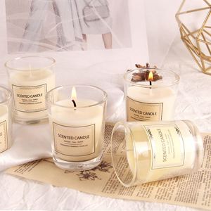 Vela Aromática de Cera de Soya en Frasco de Vidrio, Aromaterapia, Decoración para el Hogar, Estilo Elegante, Aroma Floral y Vegetal, Duración de 20-40 Horas - Product Image 2