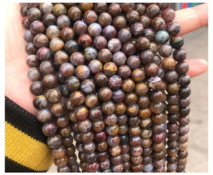 Usine pierre précieuse guérison cristal naturel pierre précieuse perles rondes en vrac 8mm haute qualité pierres précieuses perles <span class=keywords><strong>pietersite</strong></span> - Product Image 5