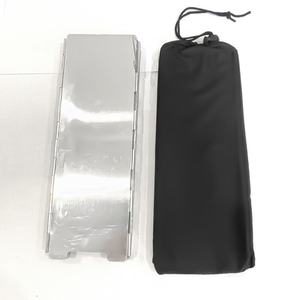 Pare-vent pliable en alliage d'aluminium ultra-léger avec broches et sac de rangement pour réchaud de <span class=keywords><strong>camping</strong></span> extérieur et cuisinière à gaz - Product Image 3