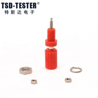 5 couleurs nickelé reliure poste vis amplificateur Audio haut-parleur Terminal câble sondes de Test d'alimentation pour fiche banane 4mm