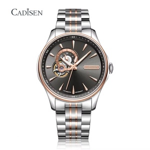 Cadisen for Mens Watches Male <b>Automatic</b> Self-wind Stainless Steel 5atm Waterproof Business Nh39 Mechanical Movement <b>Wristwatch</b> - Product Image 2