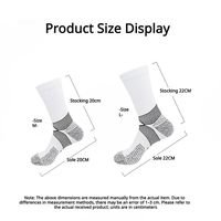 Chaussettes de football respirantes antidérapantes avec fil de grip anti-humidité pour les matchs par temps chaud