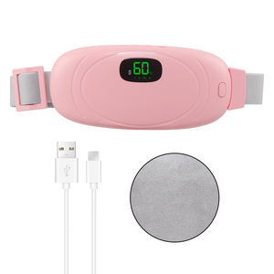 Massageador de cólicas menstruais, cinto térmico vibratório para alívio da dor, recarga quente da cintura e do estômago - Product Image 2