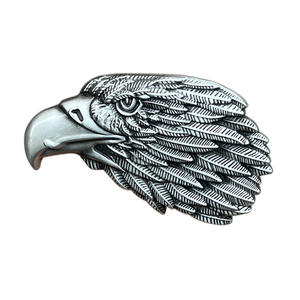 Boucle de ceinture personnalisée en alliage de zinc moulé sous pression et électroplaqué, motif ancre de bateau, haute qualité, style cowboy, vente chaude - Product Image 5