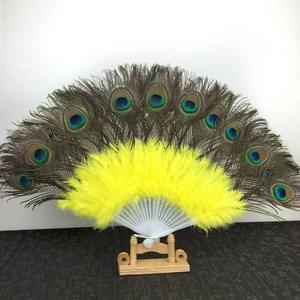 Éventails en plumes de paon pour les défilés de festival et les costumes de <span class=keywords><strong>carnaval</strong></span> et les cafés rétro et les intérieurs de maison - Product Image 5