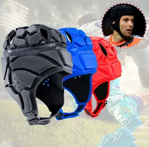 批发耐用可调节男女通用定制橄榄球头卫守门员曲棍球头盔