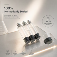Cartouches en verre stériles de 3 ml en gros, flacons en verre borosilicate jetables emballés individuellement dans des blisters