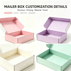 Custom <b>Pink</b> Mailer <b>Boxes</b> Rigid Paperboard Packaging <b>Gift</b> and Craft Shipping <b>Boxes</b> - Product Image 2