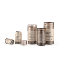 Bouteille transparente en PP à bâtonnet torsadé de 6g, 15g, 30g, 50g, 75g – Vente en gros personnalisée pour déodorant, crème solaire, colle, baume – Contenant