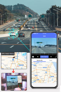 Caméra embarquée <span class=keywords><strong>DVR</strong></span> 4G A6 haute résolution avec suivi GPS, WIFI, double enregistreur, enregistrement vidéo automatique, caméra de tableau de bord pour voiture - Product Image 4