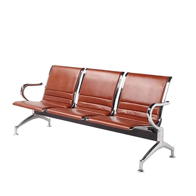 Ekintop, nuevo diseño, sillas de espera baratas para aeropuerto, silla de sala de espera para aeropuerto de China, sillas de espera de aeropuerto de tres plazas para público