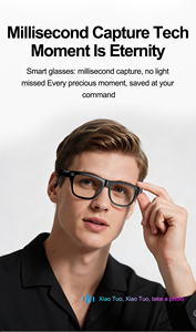 Lunettes Intelligentes IA avec Caméra HD 8MP, Lunettes de Soleil Sportives pour Cyclisme en Extérieur, Traduction en Temps Réel, Écouteurs Bluetooth Sans Fil - Product Image 3