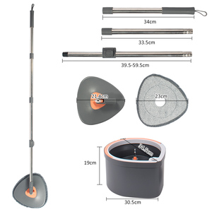 HOLAMOPA Museum Floor Mop Cabeza libre de estática y cubo hermético para control de polvo - Product Image 4