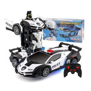 2.4G telecomando con deformazione a un pulsante <span class=keywords><strong>auto</strong></span> con 360 gradi rotante alla deriva Robot <span class=keywords><strong>RC</strong></span> <span class=keywords><strong>auto</strong></span> della polizia - Product Image 1