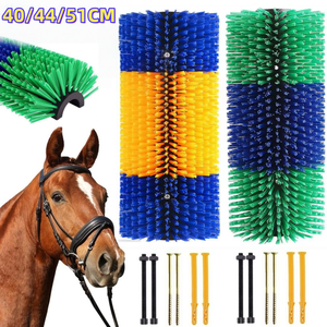 Kit de toilettage pour bétail, brosse à rouleaux pour <span class=keywords><strong>chevaux</strong></span>, brosse pour vaches, équipement d'élevage, directement de l'usine - Product Image 1
