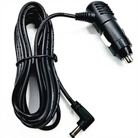 Chargeur de voiture 12V2A avec câble, style coréen, modèle RT710, tête d'allume-cigare, prise d'alimentation CC 24W pour caméra embarquée de voiture