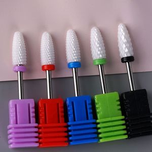 Yuemanicure her türlü seramik tırnak matkap uçları manikür makine aksesuarları döner elektrikli tırnak törpüsü kesici freze aracı - Product Image 4