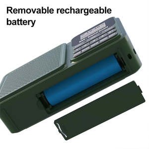 Radio DAB/DAB+ y FM con Bluetooth 5.0 y 80 preajustes, radio de cocina con cable o batería de 1200 mAh, modelo P11 - Product Image 4