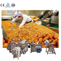 Ligne de friture industrielle de traitement de fèves croquantes par lots ligne de production automatique d'arachide enrobée de noix de cajou et de noisette