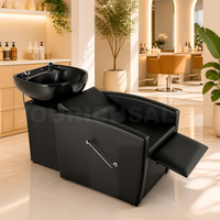 Bol et chaise pour shampooing, mobilier de salon de coiffure, ajustable, bon marché,