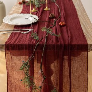 Nappe en crêpe <span class=keywords><strong>Bali</strong></span>, nappe torsadée européenne, nappe de décoration de fête de mariage en style bohème plissé, - Product Image 3
