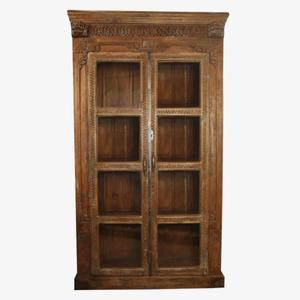 Almirah vintage fait à la main de qualité supérieure fabriqué en bois massif sculptures complexes le Almirah vintage au prix de gros - Product Image 1