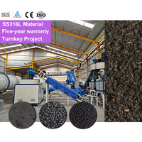 Klasse Vermicompost Composteringsapparatuur, Aardewormengist, Organische Meststofmachine, Industriële Plantenleverancier