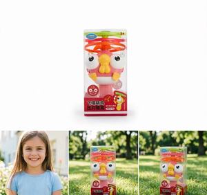 Bonbons Jouets Halal : Soucoupe Volante, Toupie à Hélice, Libellule en Bambou (4g) - Bonbons Pressés pour Enfants, Cadeau d'Extérieur, Vente en Gros OEM - Product Image 2
