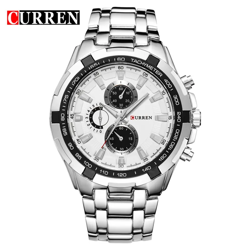 CURREN 8023 Fashion Watches Men quartz steel Analog Waterproof Relogio Masculino male Watches Men Sports Watch