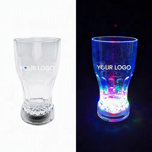 Vaso de Cerveza LED Multicolor Personalizado con Logotipo OEM, Moderno, Ecológico, Resistente al Agua, Intermitente, de 360 ml, para Regalos de Bar, Fiestas y Bebidas - Product Image 1