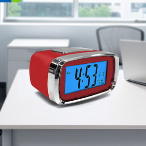 Mainstays <span class=keywords><strong>LCD</strong></span> Đồng hồ báo thức với màu xanh chiếu sáng hiển thị kỹ thuật số và báo lại/ánh sáng cho phòng khách ngoài trời văn phòng trong nhà sử dụng - Product Image 6