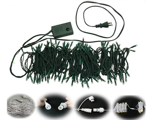 24V điện áp thấp 100/200/300/400led rõ ràng màu đen trắng dây Twinkle Cổ Tích chuỗi đèn - Product Image 3