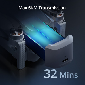 Drone GPS Potensic 4K/30FPS QuickShots pour débutants, moteur sans balais, télécommande 6 km - Product Image 4